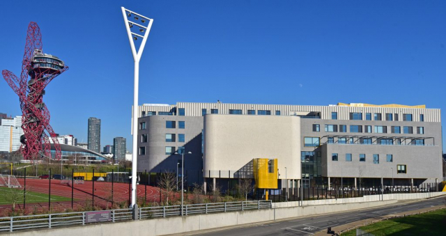 AVS 34 surface mounted louvres at the Sir Bobby Moore Academy, Stratford